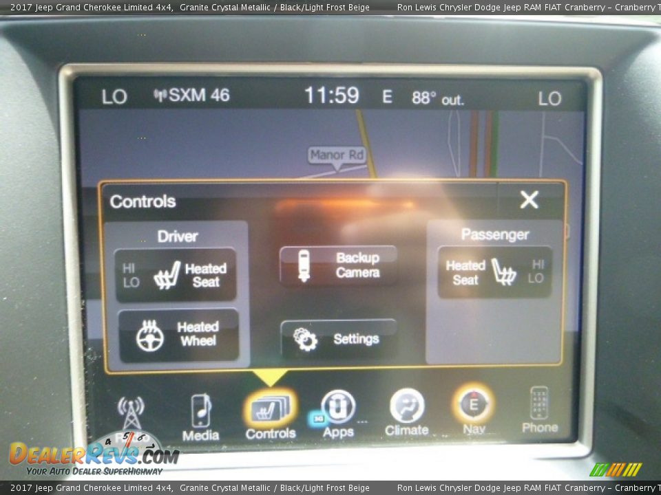 2017 Jeep Grand Cherokee Limited 4x4 Granite Crystal Metallic / Black/Light Frost Beige Photo #18