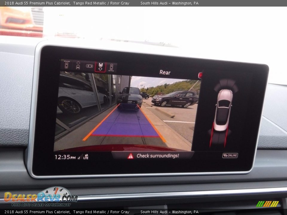 2018 Audi S5 Premium Plus Cabriolet Tango Red Metallic / Rotor Gray Photo #29