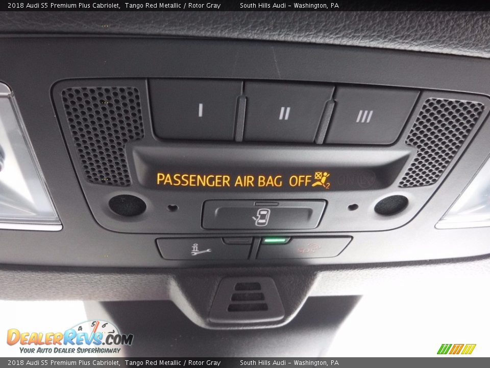 2018 Audi S5 Premium Plus Cabriolet Tango Red Metallic / Rotor Gray Photo #33