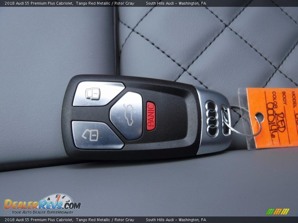 Keys of 2018 Audi S5 Premium Plus Cabriolet Photo #34