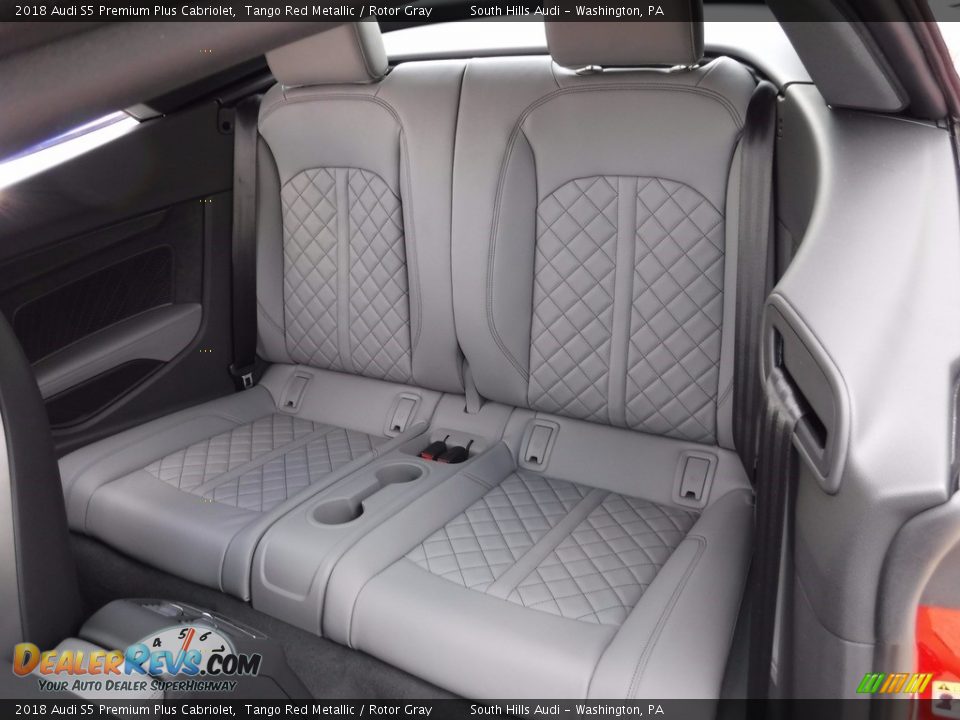 Rear Seat of 2018 Audi S5 Premium Plus Cabriolet Photo #35