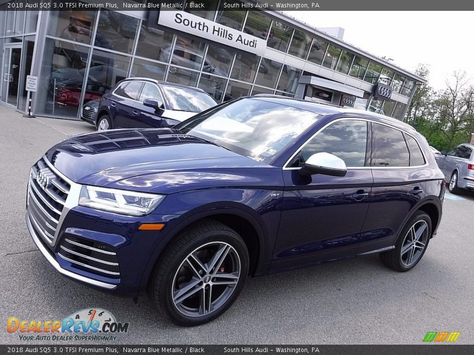 2018 Audi SQ5 3.0 TFSI Premium Plus Navarra Blue Metallic / Black Photo #1