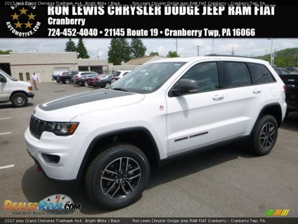 2017 Jeep Grand Cherokee Trailhawk 4x4 Bright White / Black Photo #1