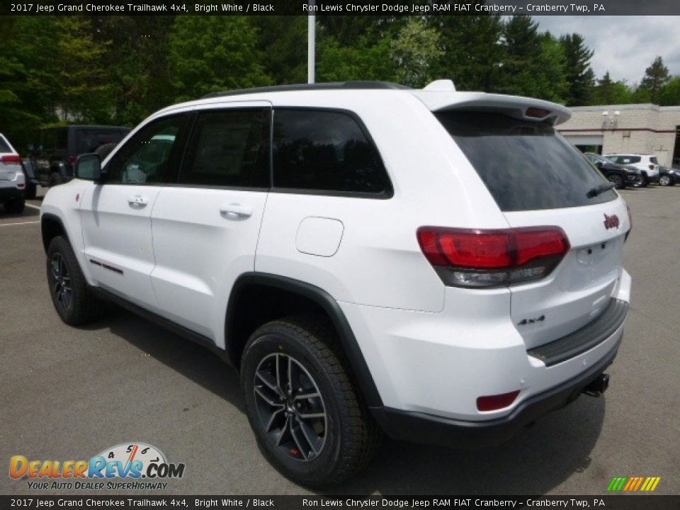 2017 Jeep Grand Cherokee Trailhawk 4x4 Bright White / Black Photo #3