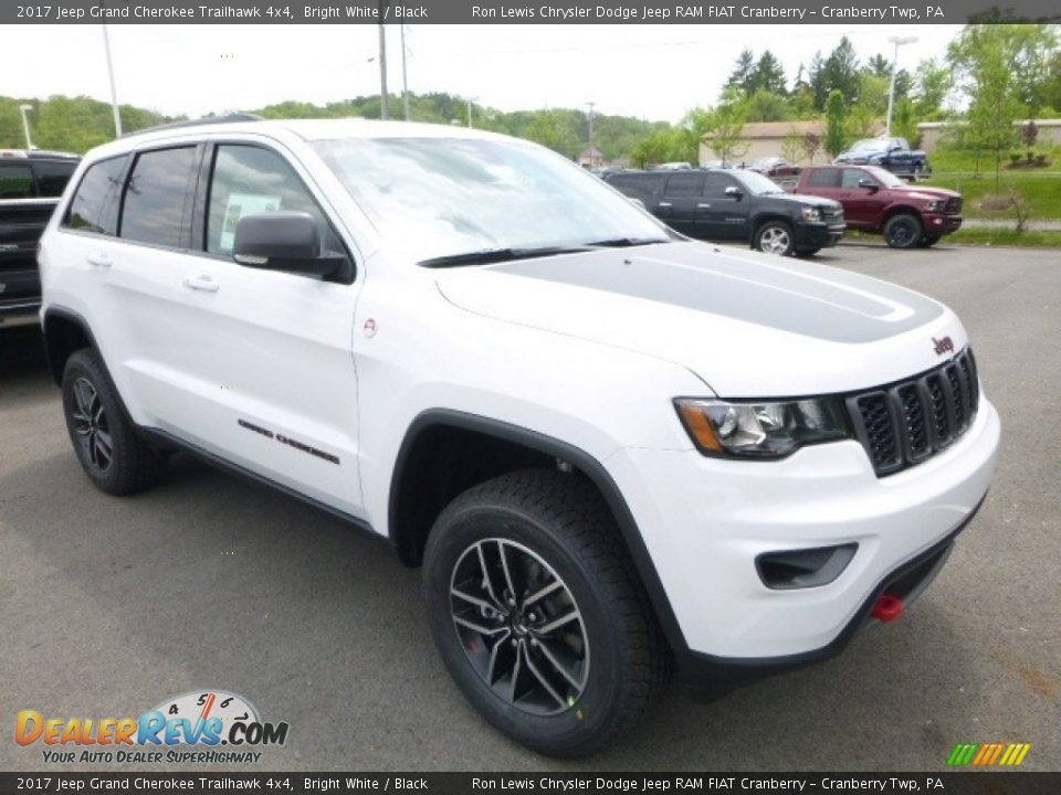 2017 Jeep Grand Cherokee Trailhawk 4x4 Bright White / Black Photo #10