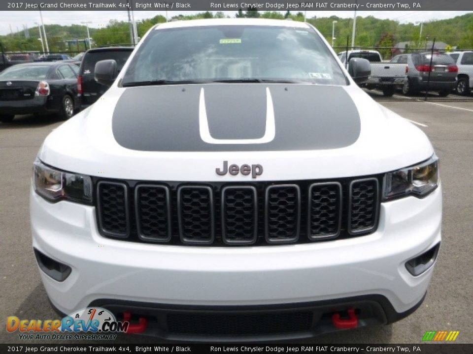 2017 Jeep Grand Cherokee Trailhawk 4x4 Bright White / Black Photo #11