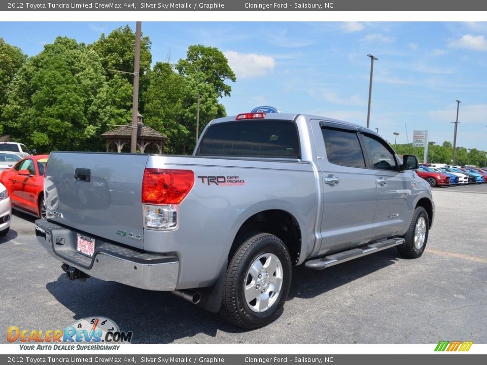 2012 Toyota Tundra Limited CrewMax 4x4 Silver Sky Metallic / Graphite Photo #3