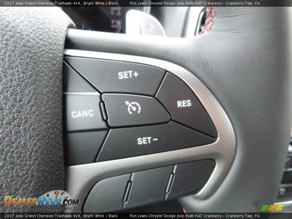 2017 Jeep Grand Cherokee Trailhawk 4x4 Bright White / Black Photo #19