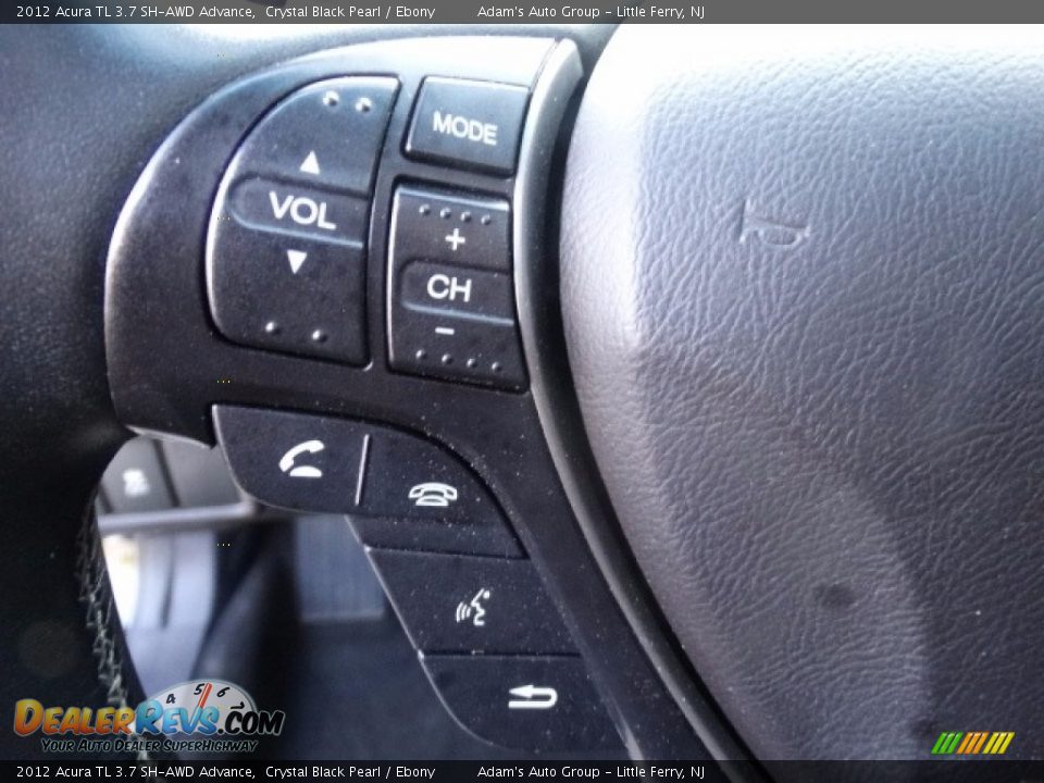 2012 Acura TL 3.7 SH-AWD Advance Crystal Black Pearl / Ebony Photo #29