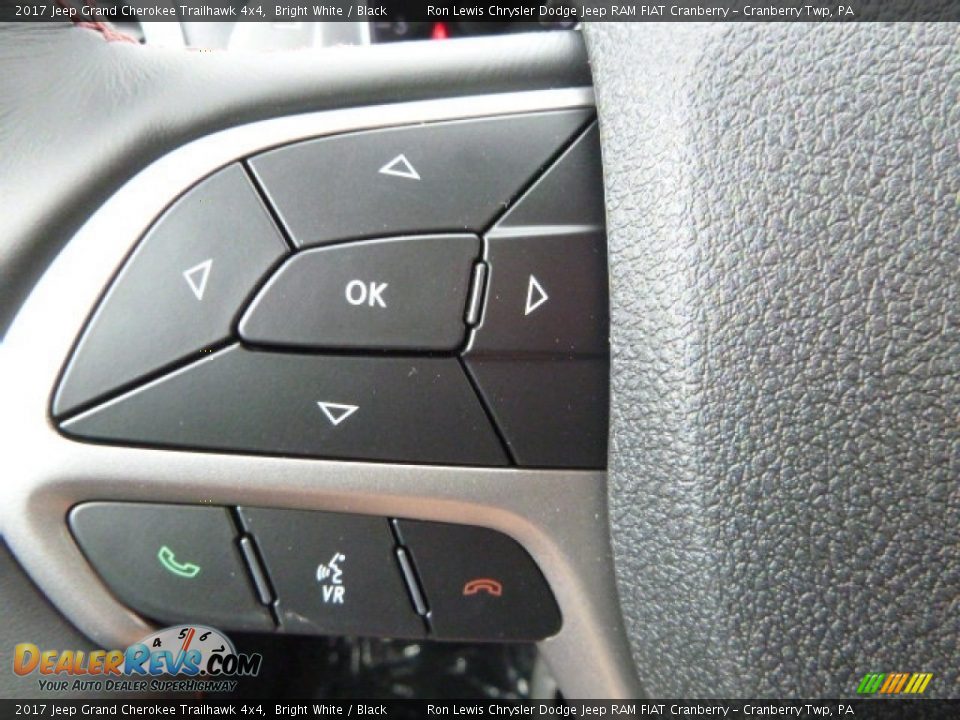 2017 Jeep Grand Cherokee Trailhawk 4x4 Bright White / Black Photo #20