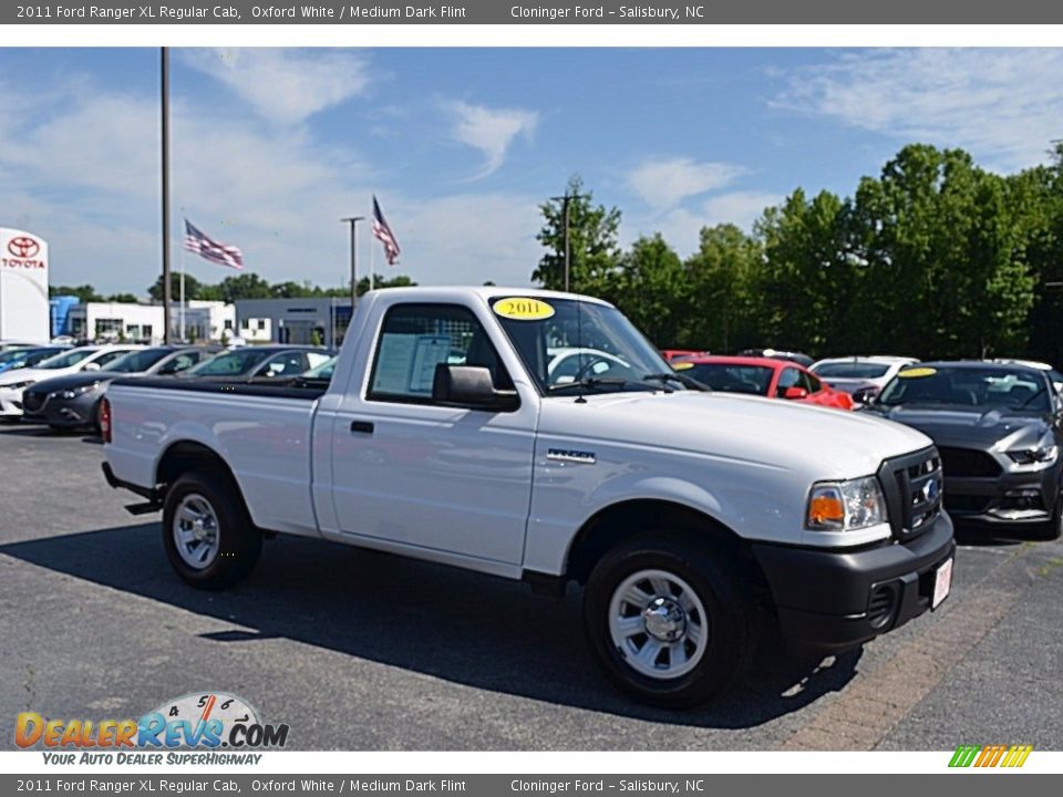 2011 Ford Ranger XL Regular Cab Oxford White / Medium Dark Flint Photo #1