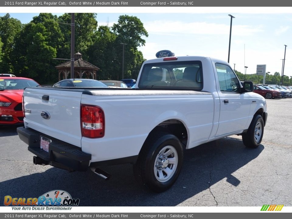 2011 Ford Ranger XL Regular Cab Oxford White / Medium Dark Flint Photo #3
