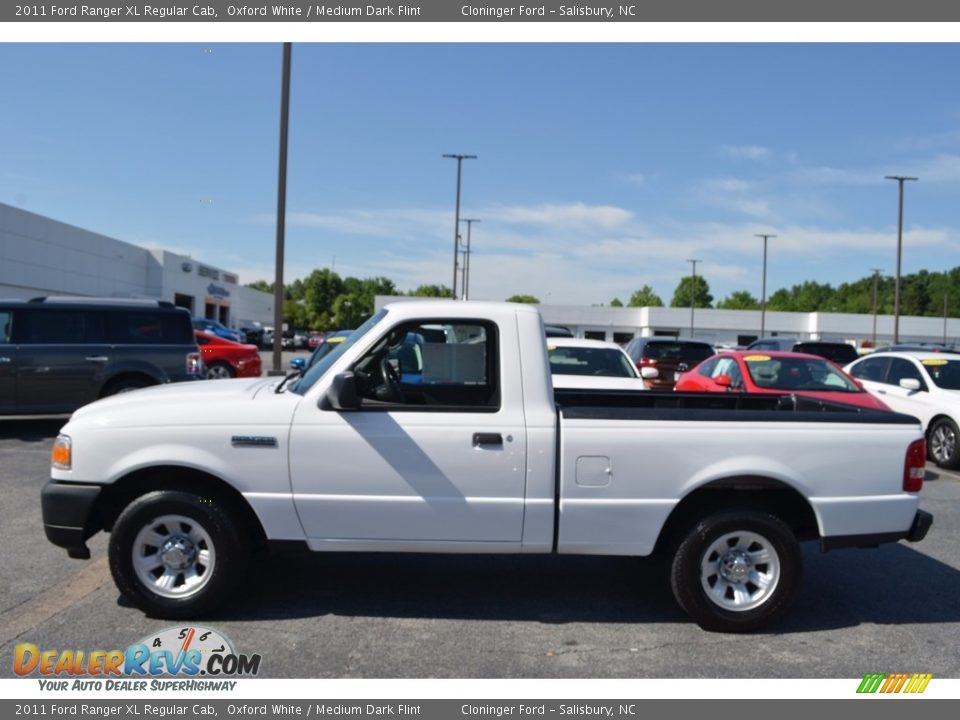 2011 Ford Ranger XL Regular Cab Oxford White / Medium Dark Flint Photo #5