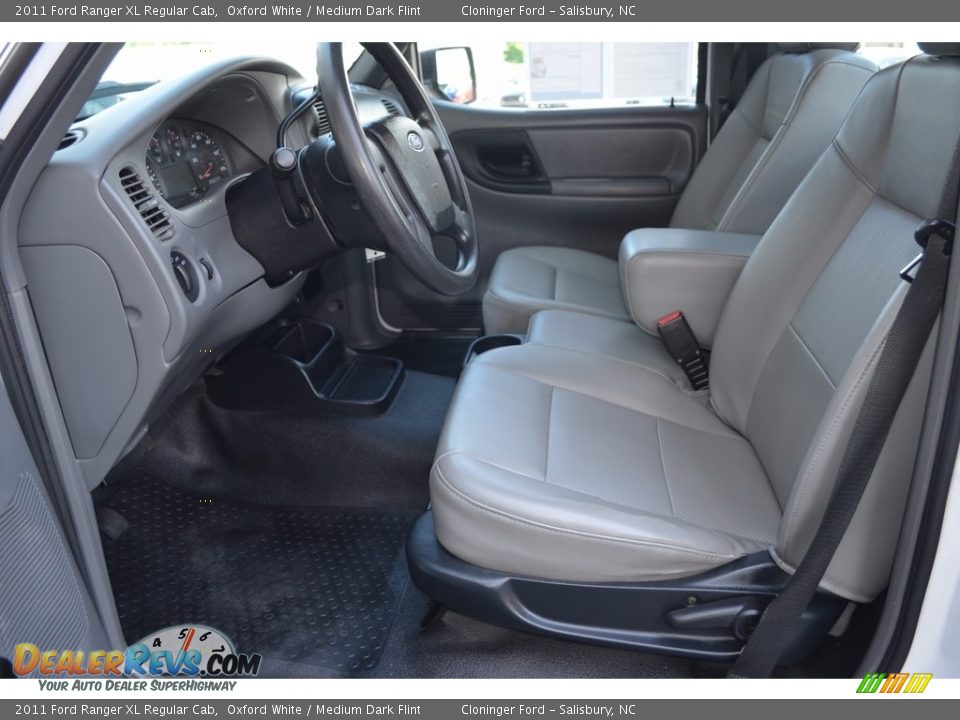 2011 Ford Ranger XL Regular Cab Oxford White / Medium Dark Flint Photo #10