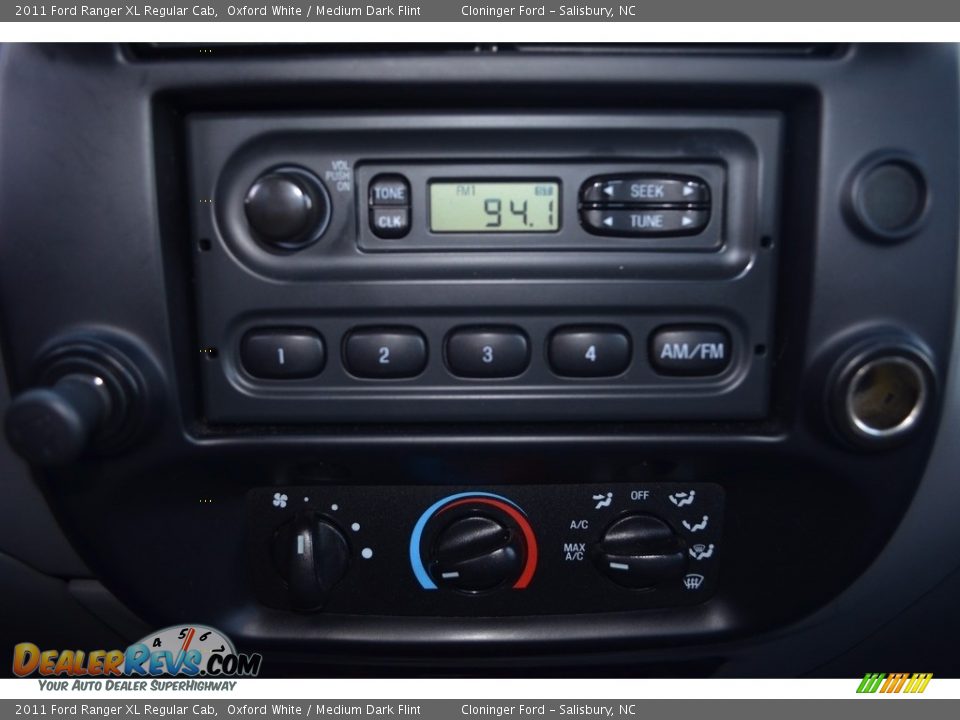2011 Ford Ranger XL Regular Cab Oxford White / Medium Dark Flint Photo #15