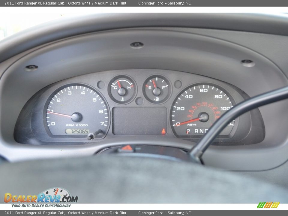 2011 Ford Ranger XL Regular Cab Oxford White / Medium Dark Flint Photo #17