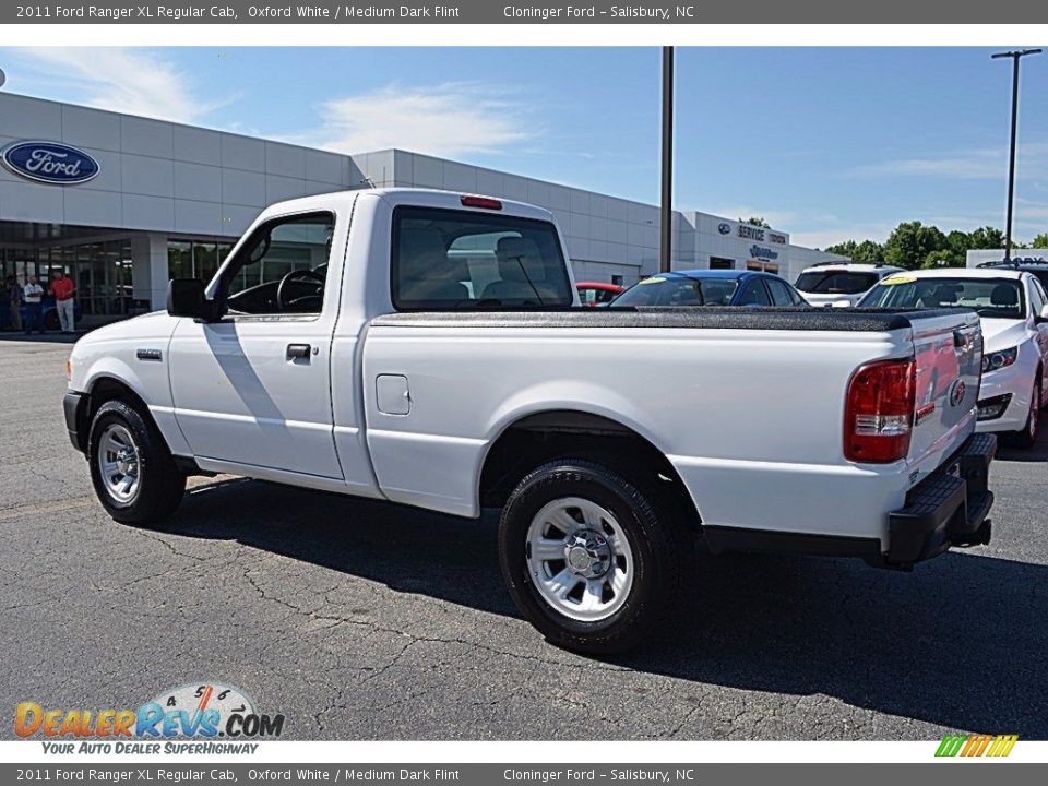 2011 Ford Ranger XL Regular Cab Oxford White / Medium Dark Flint Photo #19