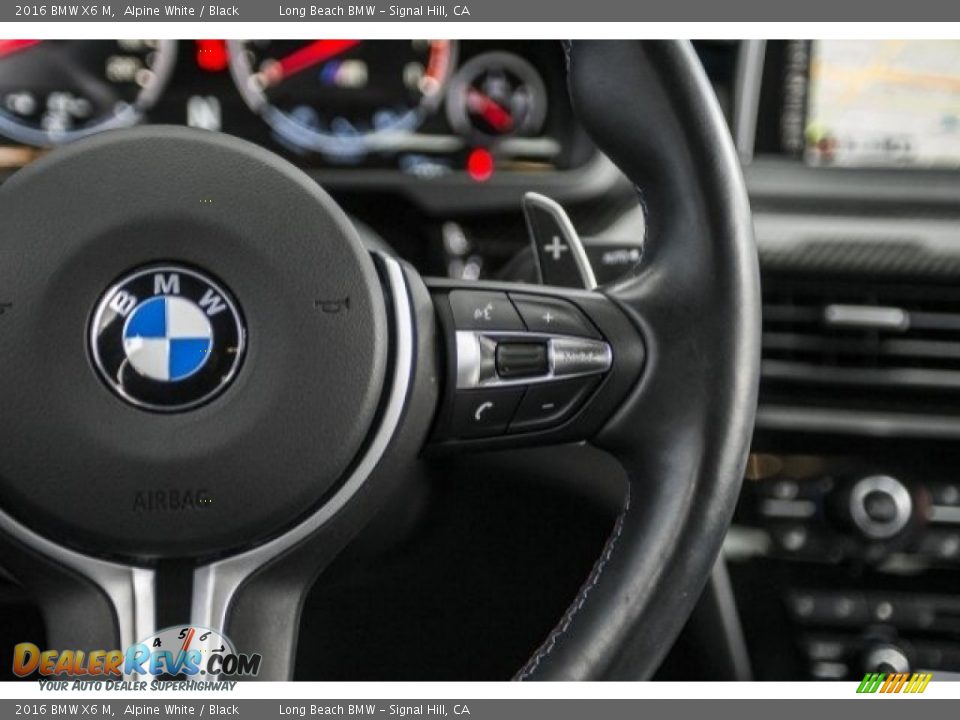 2016 BMW X6 M Alpine White / Black Photo #14