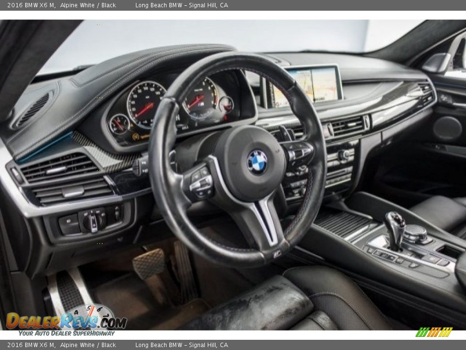 2016 BMW X6 M Alpine White / Black Photo #16