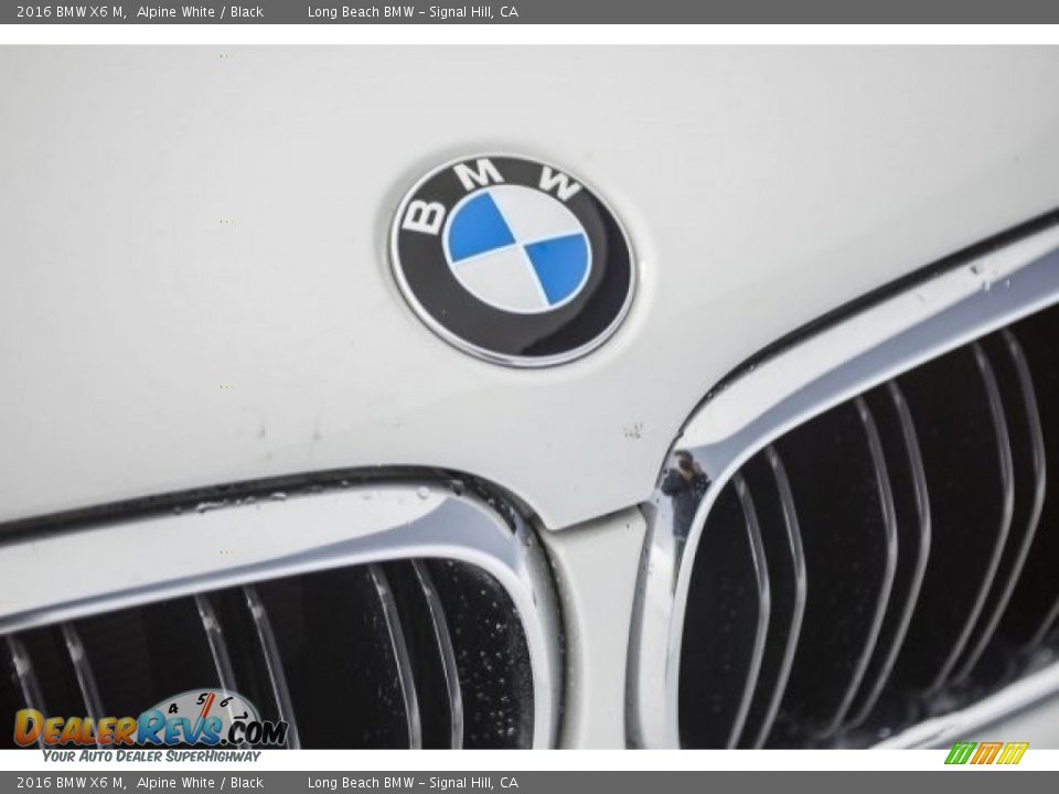 2016 BMW X6 M Alpine White / Black Photo #26