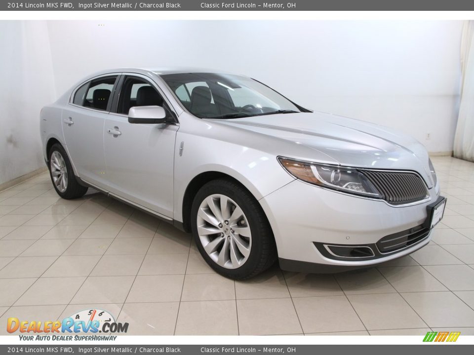 2014 Lincoln MKS FWD Ingot Silver Metallic / Charcoal Black Photo #1