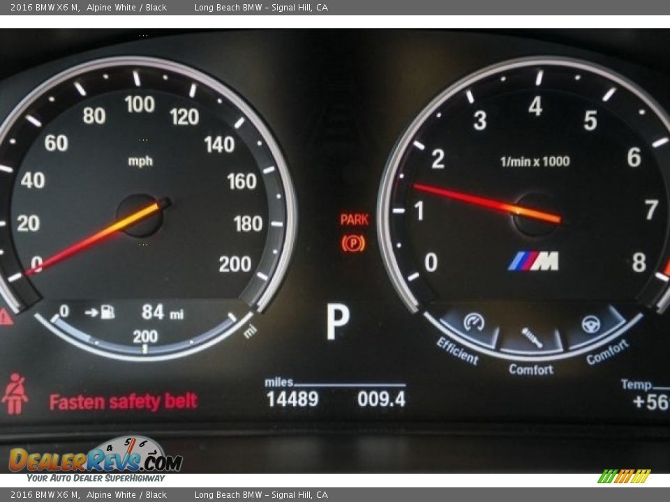 2016 BMW X6 M  Gauges Photo #32