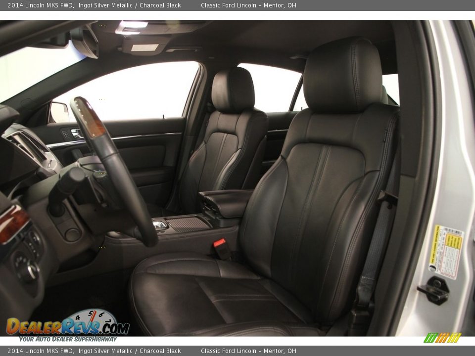2014 Lincoln MKS FWD Ingot Silver Metallic / Charcoal Black Photo #5