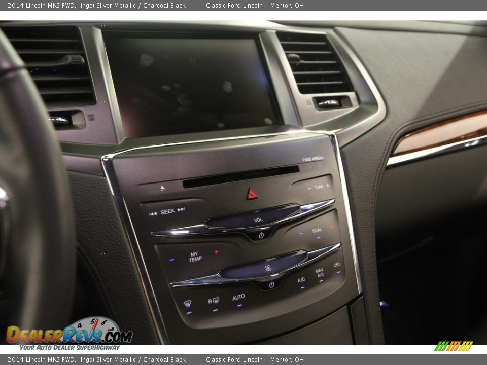 2014 Lincoln MKS FWD Ingot Silver Metallic / Charcoal Black Photo #8