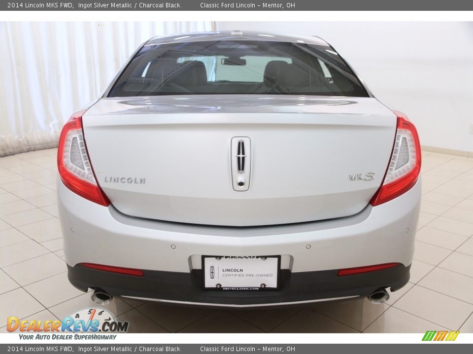 2014 Lincoln MKS FWD Ingot Silver Metallic / Charcoal Black Photo #18