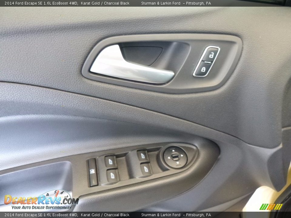 2014 Ford Escape SE 1.6L EcoBoost 4WD Karat Gold / Charcoal Black Photo #10