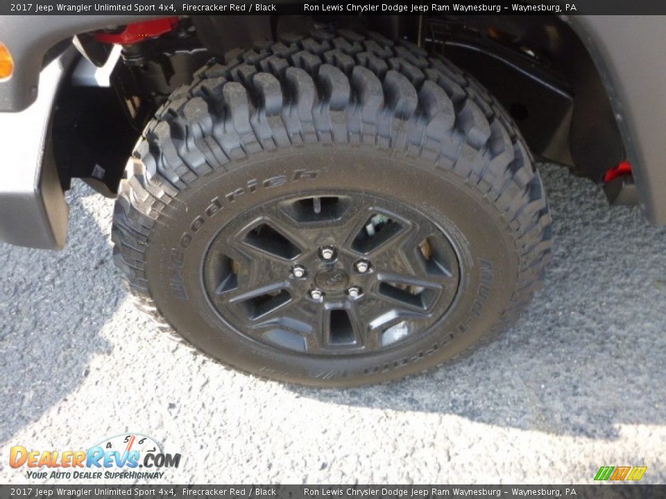 2017 Jeep Wrangler Unlimited Sport 4x4 Firecracker Red / Black Photo #2