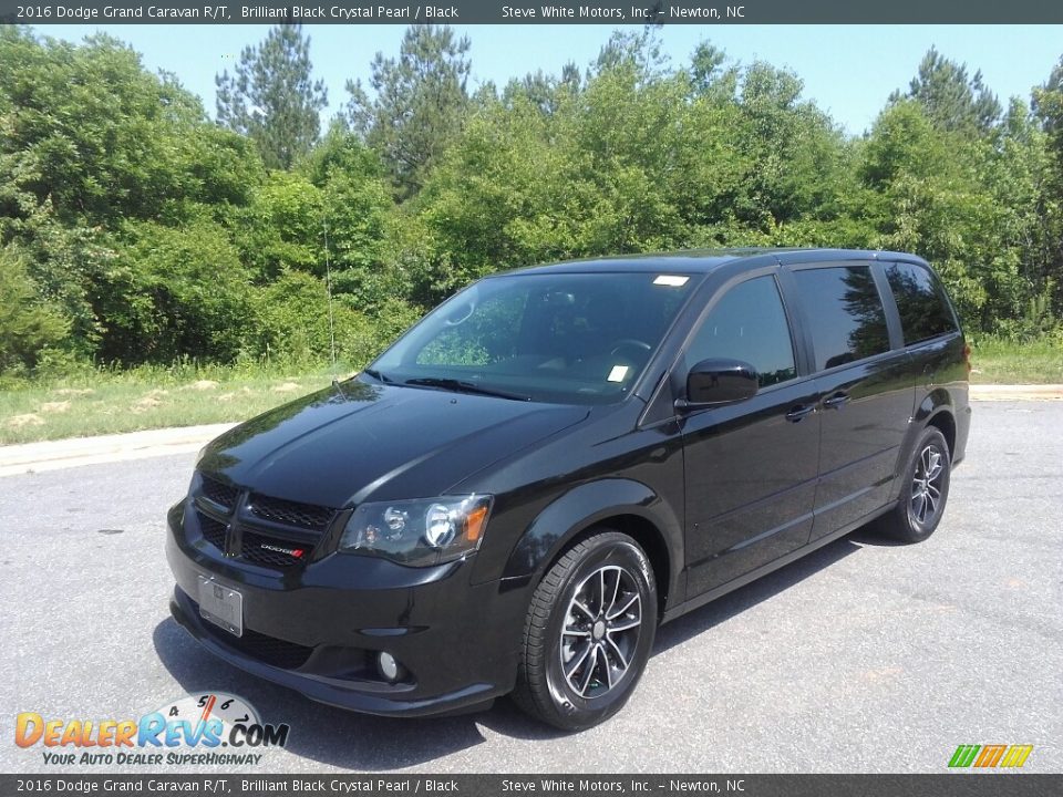 2016 Dodge Grand Caravan R/T Brilliant Black Crystal Pearl / Black Photo #2