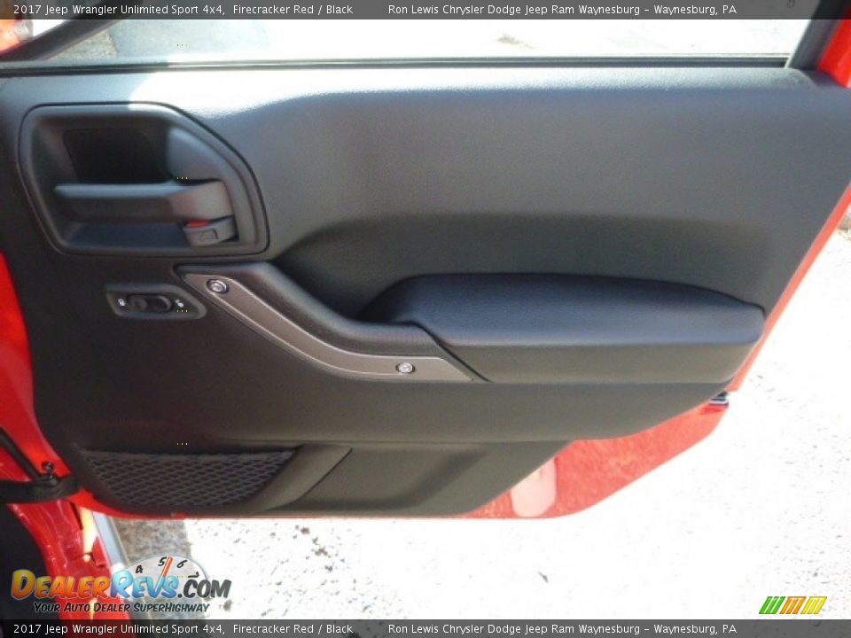 2017 Jeep Wrangler Unlimited Sport 4x4 Firecracker Red / Black Photo #8