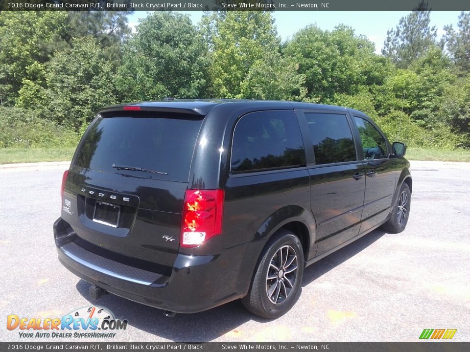 2016 Dodge Grand Caravan R/T Brilliant Black Crystal Pearl / Black Photo #6