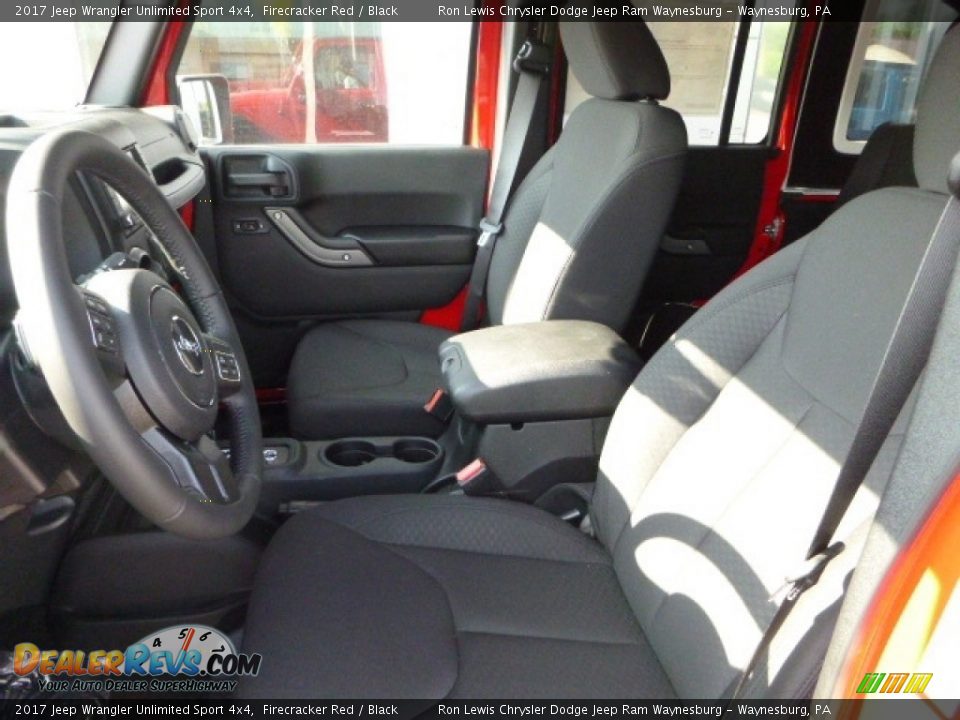 2017 Jeep Wrangler Unlimited Sport 4x4 Firecracker Red / Black Photo #13