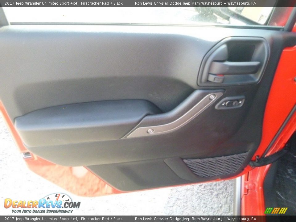 2017 Jeep Wrangler Unlimited Sport 4x4 Firecracker Red / Black Photo #15