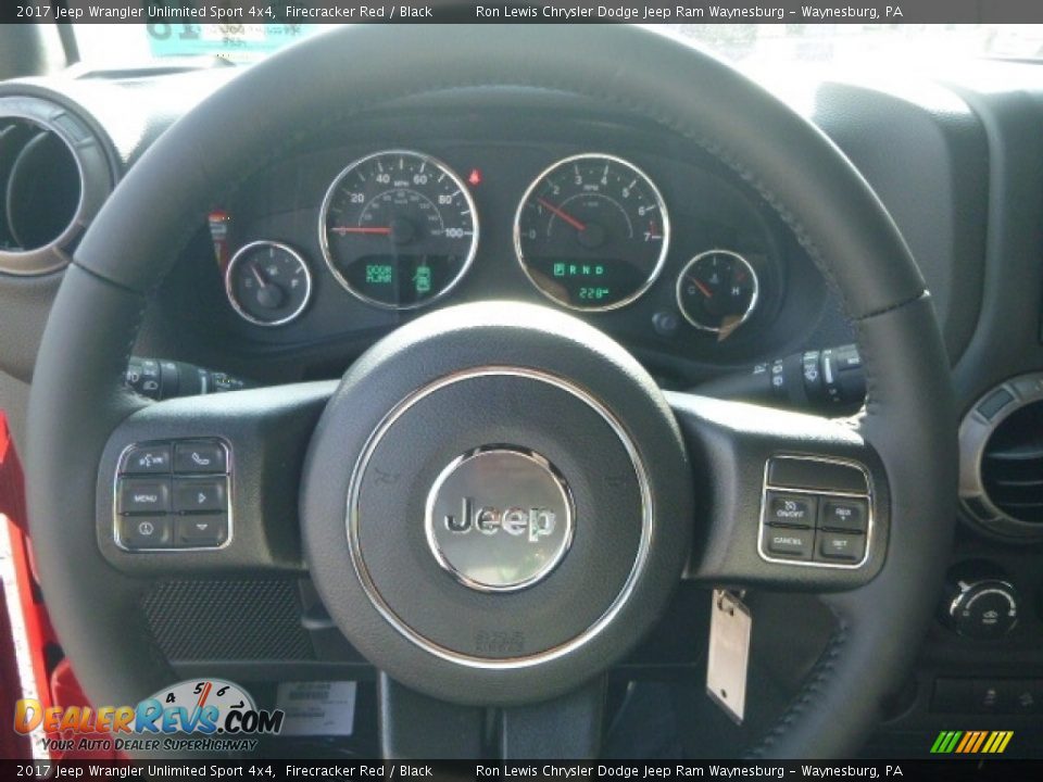 2017 Jeep Wrangler Unlimited Sport 4x4 Firecracker Red / Black Photo #20