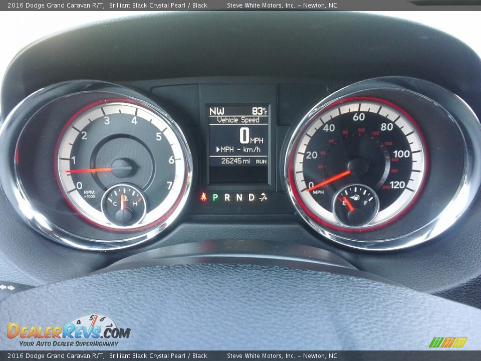 2016 Dodge Grand Caravan R/T Brilliant Black Crystal Pearl / Black Photo #19