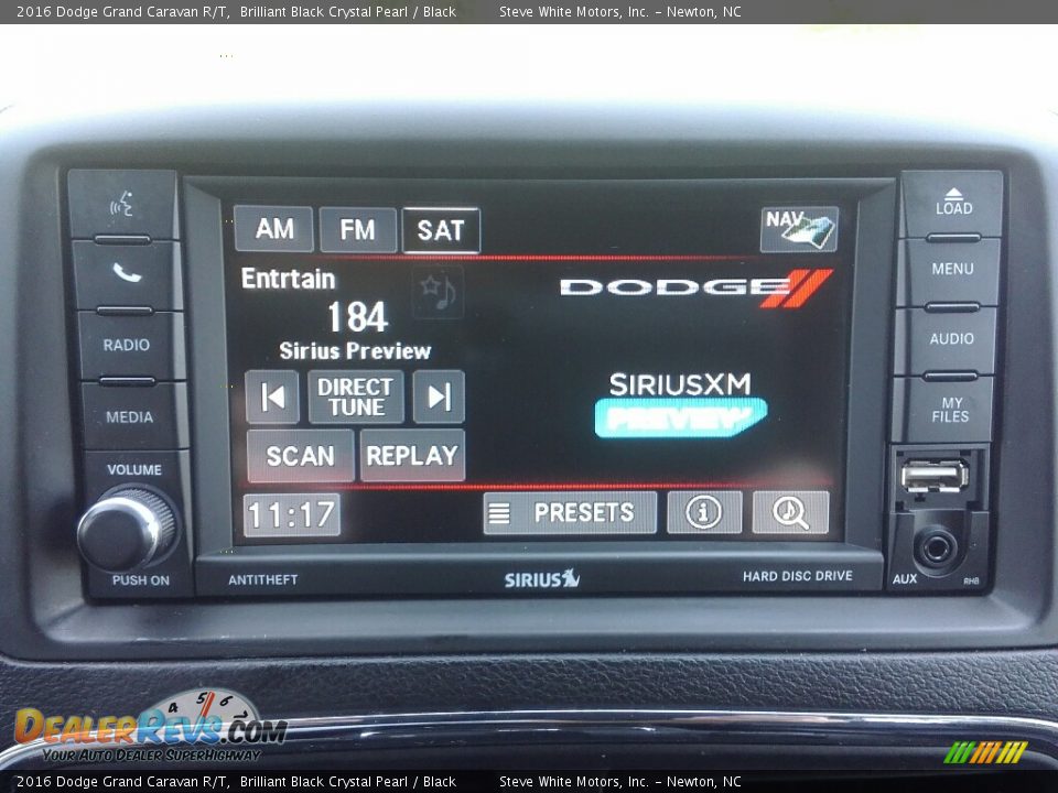 2016 Dodge Grand Caravan R/T Brilliant Black Crystal Pearl / Black Photo #20
