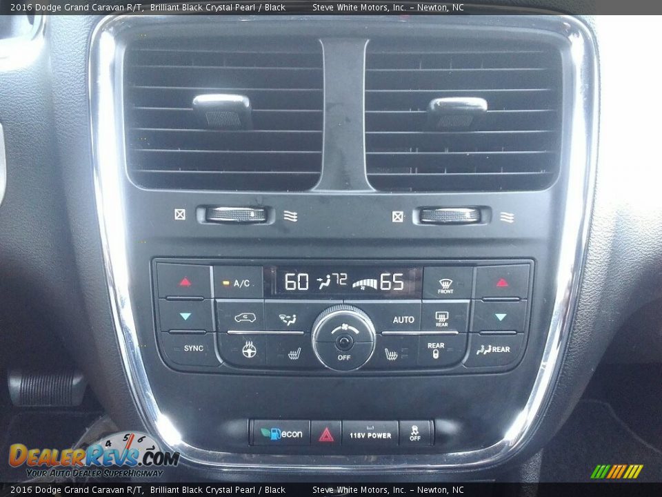 2016 Dodge Grand Caravan R/T Brilliant Black Crystal Pearl / Black Photo #25