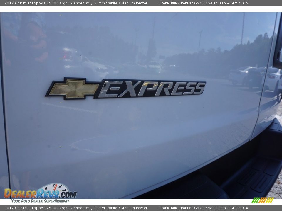 2017 Chevrolet Express 2500 Cargo Extended WT Summit White / Medium Pewter Photo #13