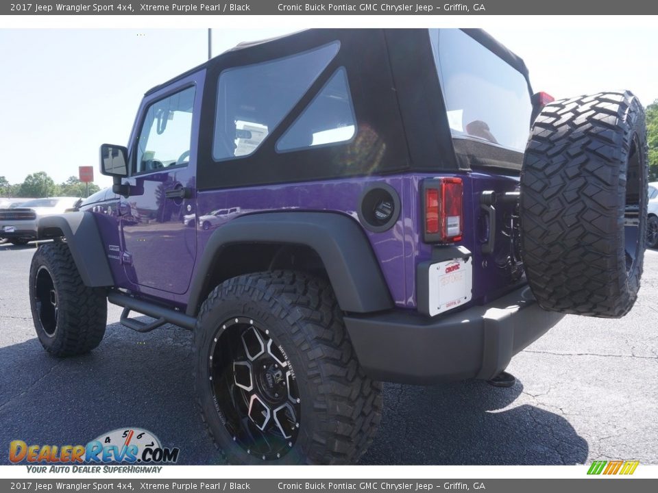 2017 Jeep Wrangler Sport 4x4 Xtreme Purple Pearl / Black Photo #5