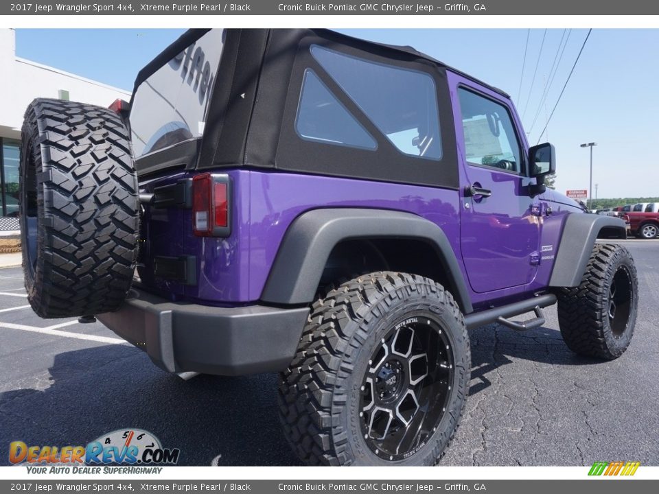 2017 Jeep Wrangler Sport 4x4 Xtreme Purple Pearl / Black Photo #7