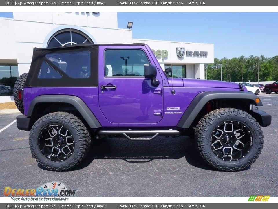 2017 Jeep Wrangler Sport 4x4 Xtreme Purple Pearl / Black Photo #8