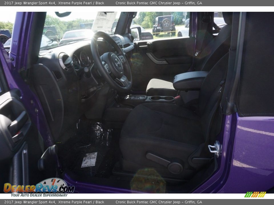 2017 Jeep Wrangler Sport 4x4 Xtreme Purple Pearl / Black Photo #9