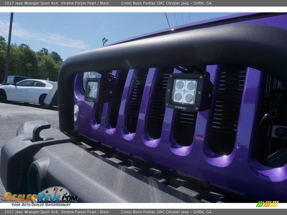 2017 Jeep Wrangler Sport 4x4 Xtreme Purple Pearl / Black Photo #13
