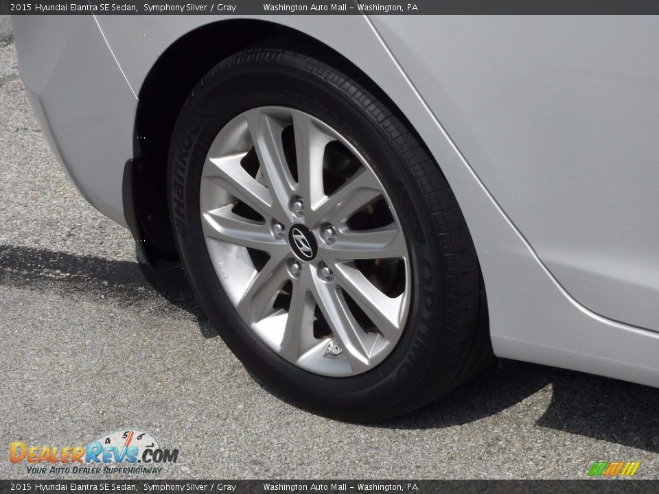 2015 Hyundai Elantra SE Sedan Symphony Silver / Gray Photo #3