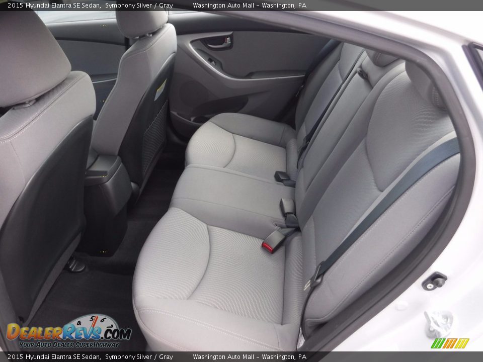 2015 Hyundai Elantra SE Sedan Symphony Silver / Gray Photo #23