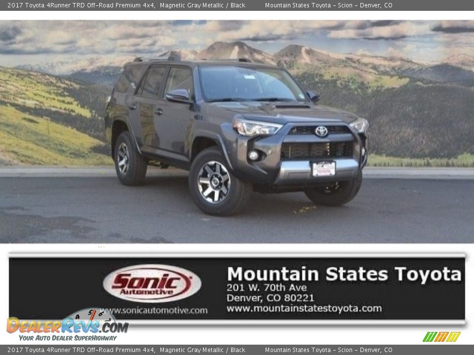 2017 Toyota 4Runner TRD Off-Road Premium 4x4 Magnetic Gray Metallic / Black Photo #1