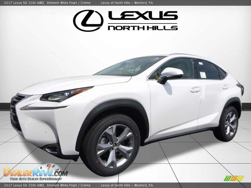 2017 Lexus NX 200t AWD Eminent White Pearl / Creme Photo #4